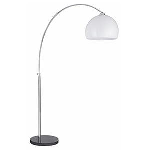 Arc Chrome Floor Lamp With Marble Base 1037CC