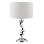 Chrome Twist Sculptured Table Lamp 2598CC