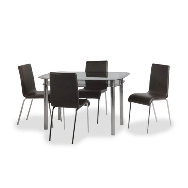 Harlequin Dining Set (TABLE AND 4 CHAIRS)