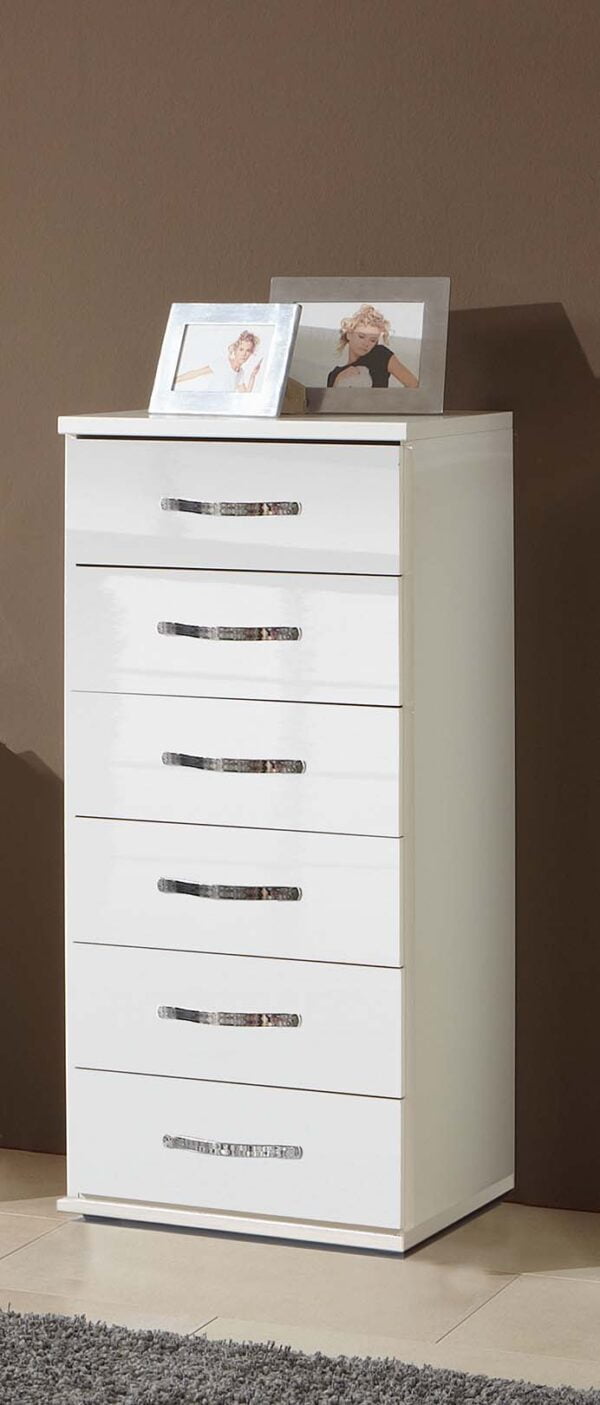 Trio Narrow Chest of 6 Drawers