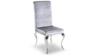 Louis Dining Chair - Silver