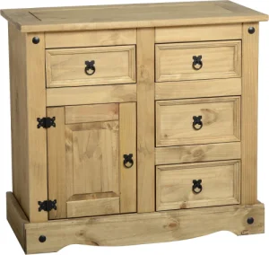 Corona 1 Door 4 Drawer Sideboard