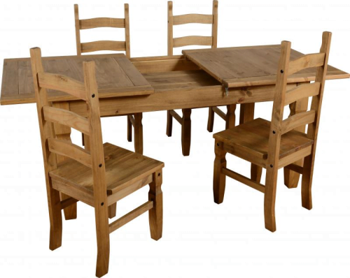 Corona Extending Table & 4 Chairs