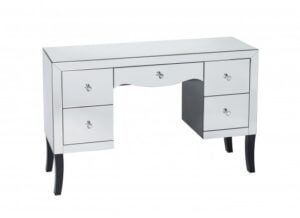 Valentina Mirrored 4 Drawer dressing Table