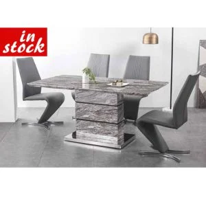 Eco Delta Dining Table and 4 Chairs