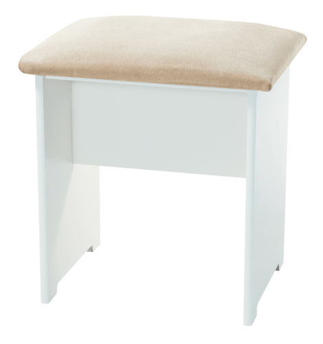 Pembroke Dressing Table stool In white