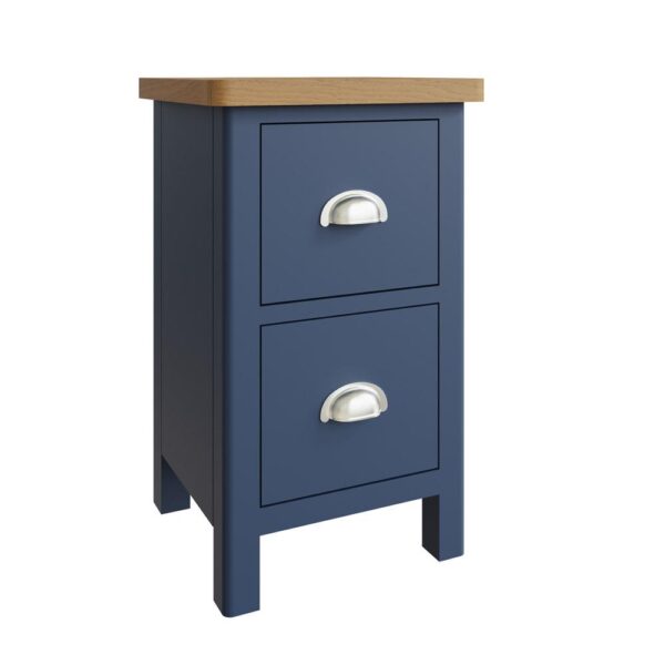 Thornton blue small bedside cabinet