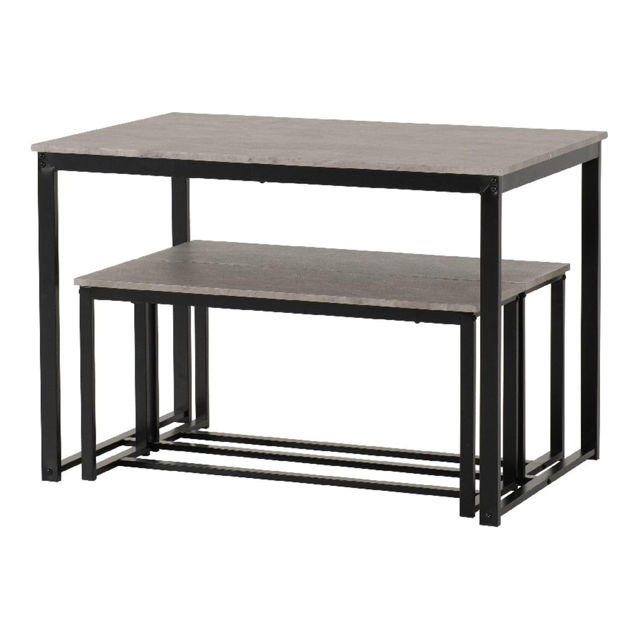 Lincoln 1+2 Dining Bench Set Oak - Image 3