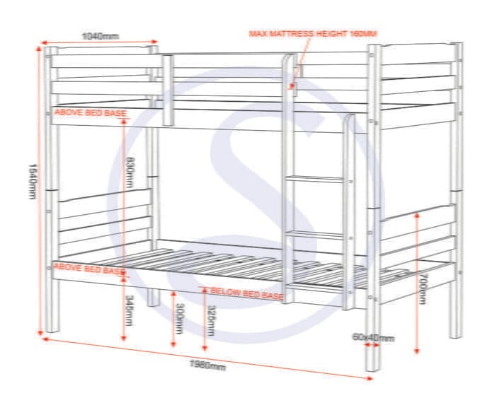 Panama 3' Bunk Bed - Image 3