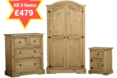 Corona Trio Bedroom Package £479