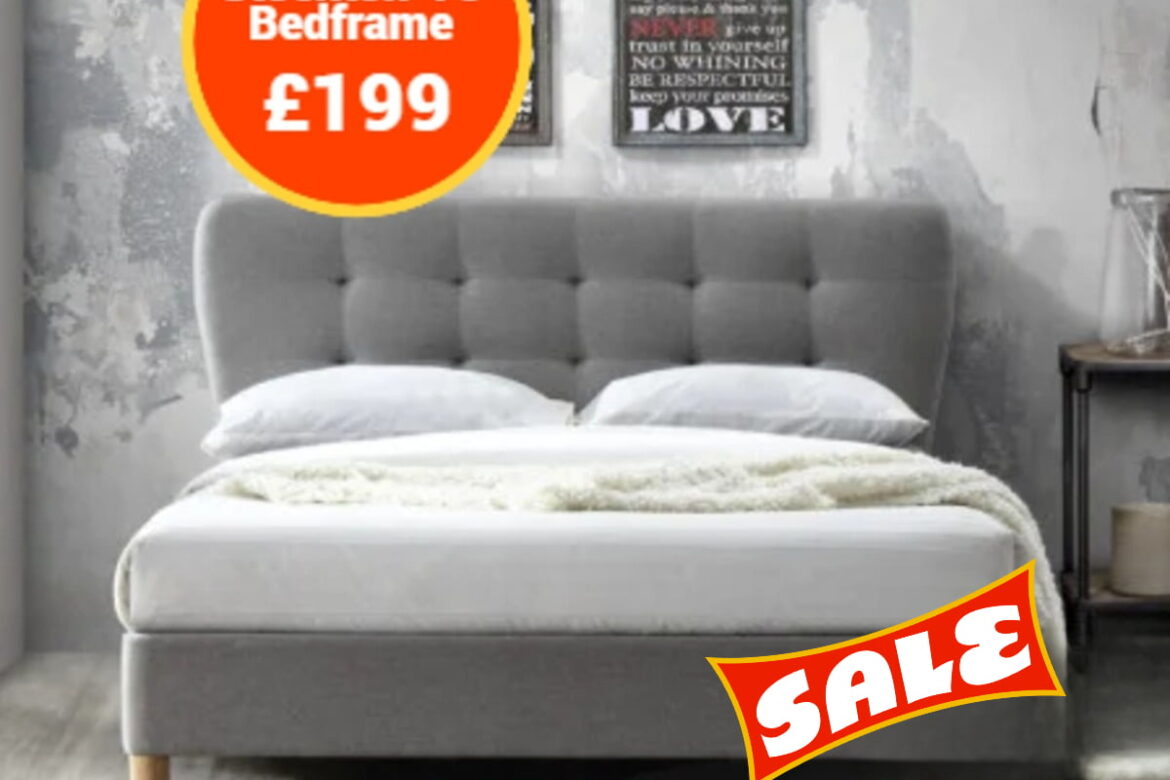 Stockton Bedframe £199 | Stockholm Bedframe £349