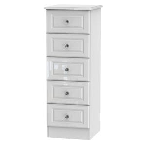 Lazio 5 Drawer Narrow Chest