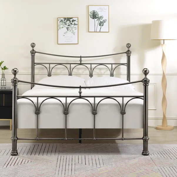 Gamma Nickel Bed Frame - Image 8