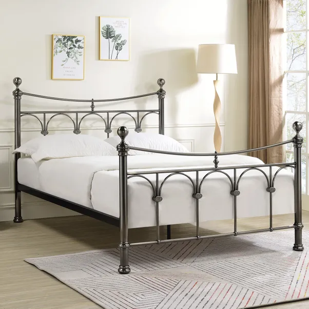 Gamma Nickel Bed Frame - Image 7