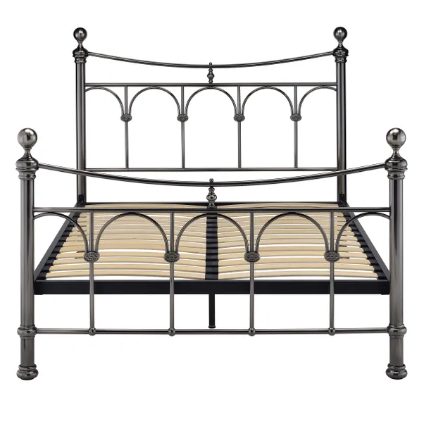Gamma Nickel Bed Frame - Image 4