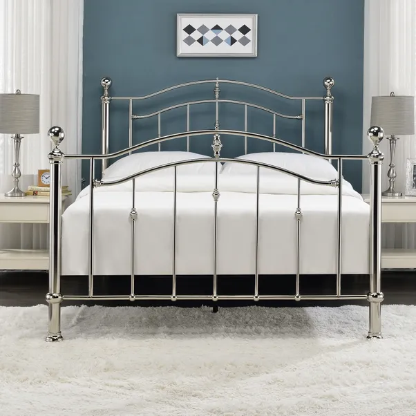 Krystal Callisto Chrome and Crystal Bed Frame - Image 9