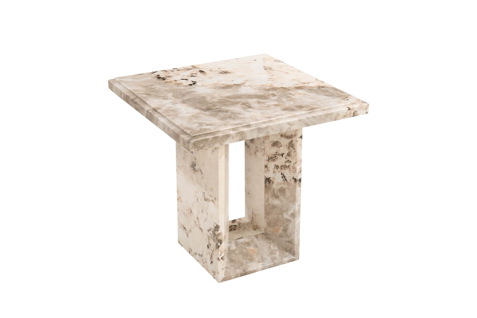 Artemis Lamp Table Mottled Mocha - Image 3