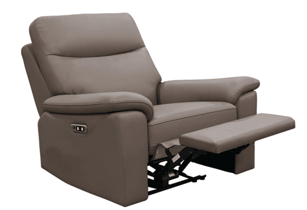 Corvan Real Leather Power Electric Recliner Collection - Image 3